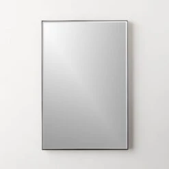 Graduate Black Rectangular Mirror 24"x36"