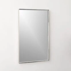 Graduate Polished Nickel Rectangular Mirror 24"x36" -Nesto Store GraduateRectNkMrr24X36inAVSHF21