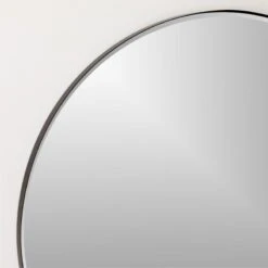 Graduate Black Round Wall Mirror 36" -Nesto Store GraduateRndBlkMirror36inAV2SHF21