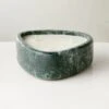 Green Marble Candle Bowl -Nesto Store GreenMrblCandleBowlSHS23