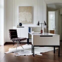 Grey Cowhide Area Rug 5'x8' -Nesto Store GreyCowhideRugCumulusFeltJL21 1x1 2