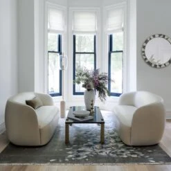 Grace Bone Inlay Round Wall Mirror 32" 9 Grace Bone Inlay Round Wall Mirror 32" -Nesto Store GwynethIvoryLeatherLoveSeatSP20 1x1 1