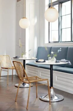 Alpha Brass Metal Chair -Nesto Store HackneyMarbleCocktailTableJn19