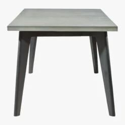 Harper Black Dining Table With Concrete Top -Nesto Store HarperBlkNCncrtDiningTblSDF19