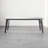 Harper Black Dining Table With Glass Top -Nesto Store HarperBlkNGlssDiningTblSHF19 1x1