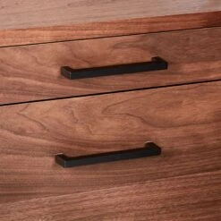 Helix 70" Walnut Bookcase With 2 Drawers 19 Helix 70" Walnut Bookcase With 2 Drawers -Nesto Store HelixShortShlf2DrwWalnutAVS20