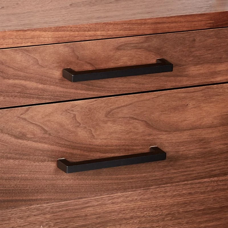 Helix 70" Walnut Bookcase With 2 Drawers 11 Helix 70" Walnut Bookcase With 2 Drawers - Image 9