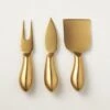 Helms Gold Cheese Knives Set Of 3 -Nesto Store HelmsGoldCheeseKnvsS3SHF18