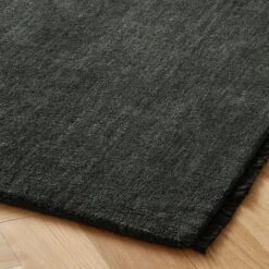 Henry Charcoal Handloomed Wool Area Rug 5'x8' -Nesto Store HenryChrclHndlmdWlRug8x10AVSHF21
