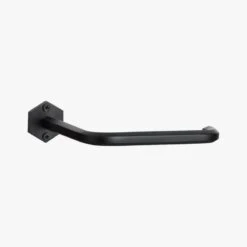 Hex Matte Black Wall Mounted Toilet Paper Holder -Nesto Store HexWallMntdTltPprHldrBlkS19
