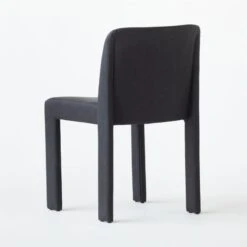 Hide Faux Leather Black Dining Chair -Nesto Store HideFxLthrDiningChairBlk3QBF20
