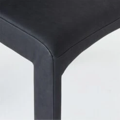 Hide Faux Leather Black Dining Chair -Nesto Store HideFxLthrDiningChairBlkAVF20