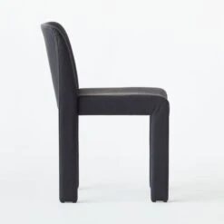 Hide Faux Leather Black Dining Chair -Nesto Store HideFxLthrDiningChairBlkSDF20
