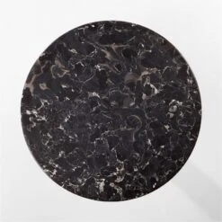 Hirsch Black Round Marble Dining Table -Nesto Store HirschRdBlkMrblDnngTableTOPSSF22