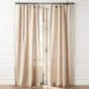 Heavyweight Natural Linen Window Curtain Panel 48''x84'' -Nesto Store HvywtNatLnn96CurtainPnlSHS23