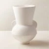 Hydra White Terracotta Vase 2 Hydra White Terracotta Vase -Nesto Store HydraWhiteVaseSHF23