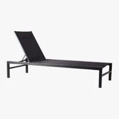 Idle Black Outdoor Sun Lounger -Nesto Store IdleIISunLoungerBlk3QS19