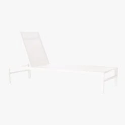 Idle White Outdoor Sun Lounger -Nesto Store IdleIISunLoungerWht3QS19