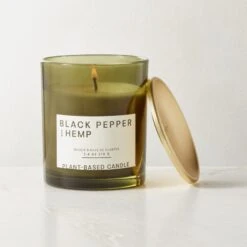 Illume Black Pepper + Hemp Scented Candle 7.4 OZ -Nesto Store IllumeBkPpNHp7p4ozSctdCndAVSHF23
