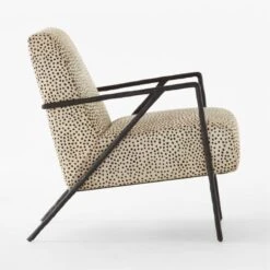 Imogene Dot Hair On Hide Lounge Chair -Nesto Store ImogeneLprdLoungeChairSDSSS22
