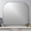 Infinity Black Mantel Wall Mirror 42"x37" -Nesto Store InfinityMantelMirrorBlkSHS18