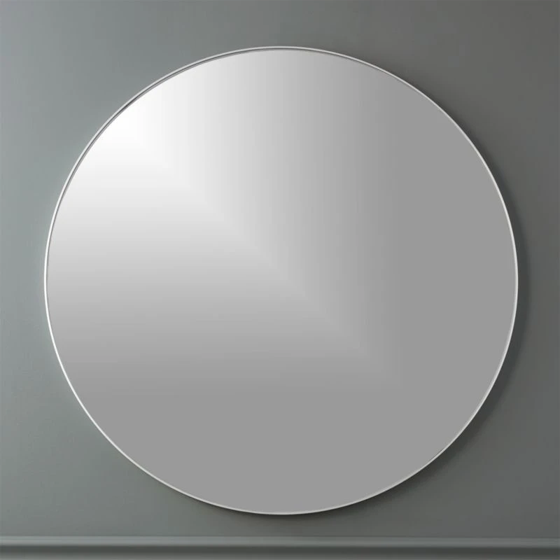Infinity Silver Round Wall Mirror 36" 3 Infinity Silver Round Wall Mirror 36"