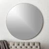 Infinity Silver Round Wall Mirror 48" 2 Infinity Silver Round Wall Mirror 48" -Nesto Store InfinityRndMirror48inSlvrSHF17