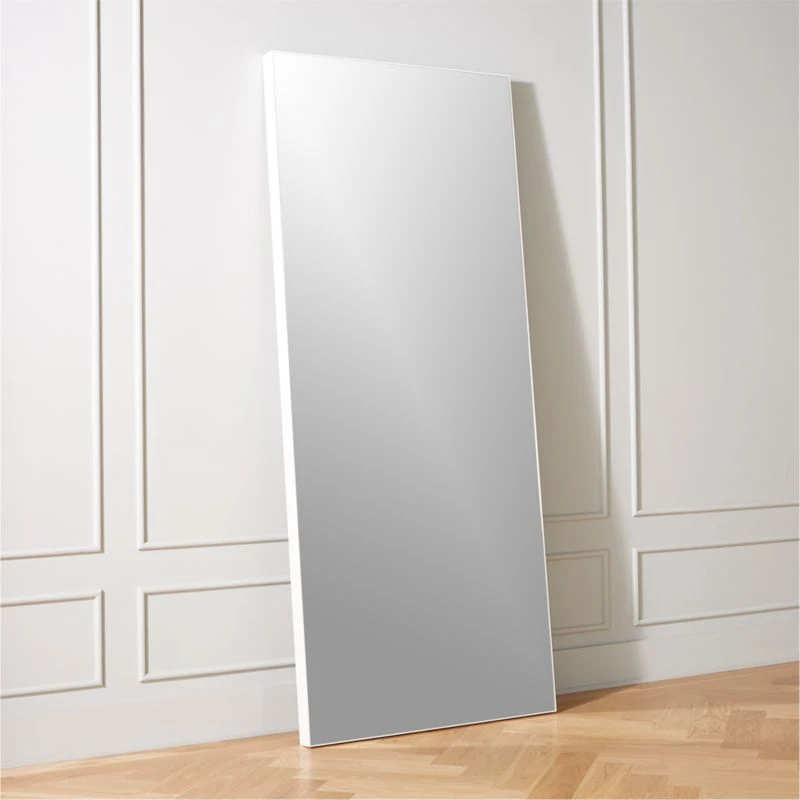 Infinity White Floor Length Mirror 32"x76" 4 Infinity White Floor Length Mirror 32"x76" - Image 2