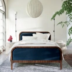 EUROPEAN FLAX™-Certified Linen Flax Sheet Sets -Nesto Store IrvingQueenNailheadBedJN21 1x1 2