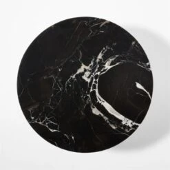 Irwin Black Marble Side Table -Nesto Store IrwinBlkMrblSideTableTOPSSF21