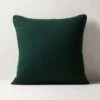 Ivy Green Cashmere Throw Pillow With Feather-Down Insert 20" -Nesto Store IvyCshmrGrnPillow20x20SHS22