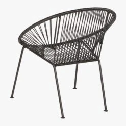 Ixtapa Black Outdoor Chair -Nesto Store IxtapaChairBlack3QBS20