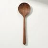 Make The Pasta Slotted Wooden Spoon -Nesto Store JFMakeThePastaWalnutSpoonSHF20