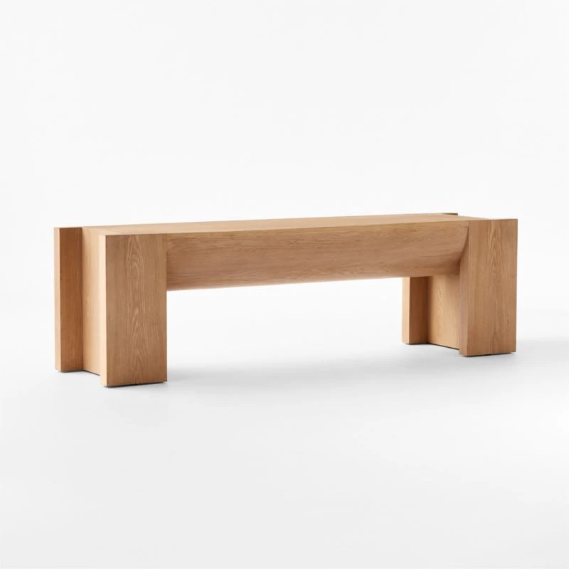 St. George Oak Wood Bench Large 5 St. George Oak Wood Bench Large - Image 3