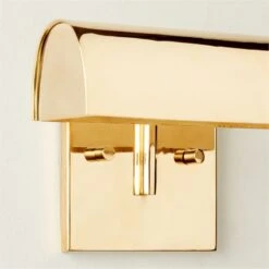 Jolie Polished Brass Picture Light Sconce 12" -Nesto Store JoliePldBsWllArtScnc12inAV2SHF22