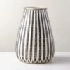 Justina Ribbed White Vase -Nesto Store JustinaVaseSHS23