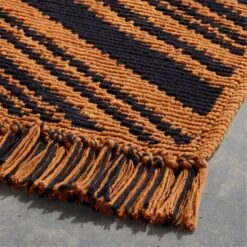 Onca Tawny And Black Bath Mat 24"x36" -Nesto Store KDOncaTwnyNBlkBathMatAVSHF21