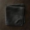 Eyelet Black Linen Napkin 2 Eyelet Black Linen Napkin -Nesto Store KMEyeletIBlackNapkinSHS21