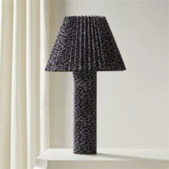 Scrunch Black And White Table Lamp