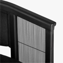 Kaishi Black Fabric Chair With Blackened Ash Frame 23 Kaishi Black Fabric Chair With Blackened Ash Frame -Nesto Store KaishiChairBlackAVS18