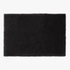 Kalani Organic Cotton Black Bath Mat 24"x36" -Nesto Store KalaniBlackBathMatSSF23