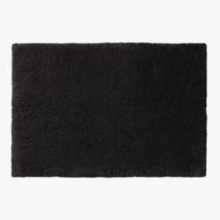 Kalani Organic Cotton Black Bath Mat 24"x36"