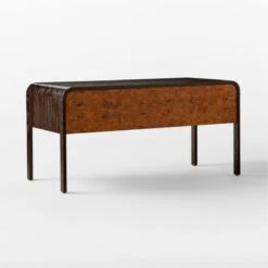 Kasen Burl Wood Executive Desk -Nesto Store KasenExecutiveDesk3QBSSS23