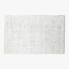 Keen Hand-Knotted White Viscose Area Rug 5'x8' -Nesto Store KeenWhtWBlkVscsRug5x8SSF23