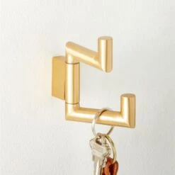 Kela Brushed Brass Swivel Hook -Nesto Store KelaSwivelHookBrdBrsAVSHF22