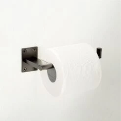 Kela Black Wall Mounted Toilet Paper Holder 6 Kela Black Wall Mounted Toilet Paper Holder -Nesto Store KelaWallMntdTPHldrBlackROF22