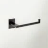 Kela Black Wall Mounted Toilet Paper Holder -Nesto Store KelaWallMntdTPHldrBlackSHF22