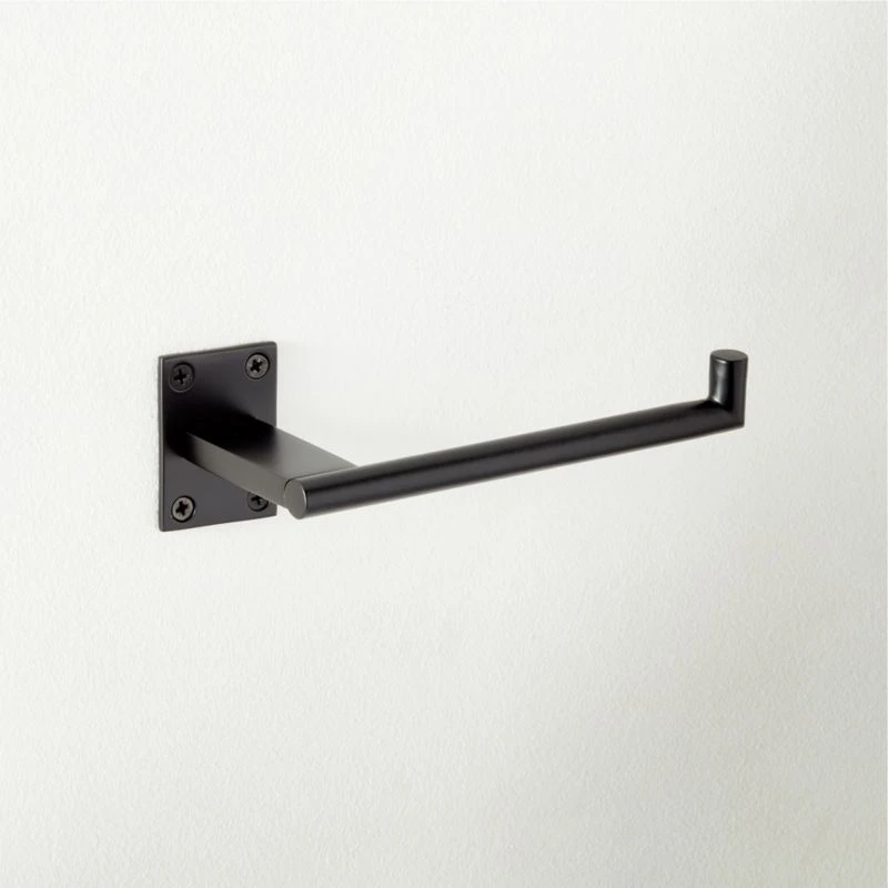 Kela Black Wall Mounted Toilet Paper Holder 3 Kela Black Wall Mounted Toilet Paper Holder