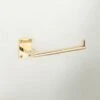 Kela Unlacquered Brass Wall Mounted Toilet Paper Holder -Nesto Store KelaWallMntdTPHldrPldBrsSHF22