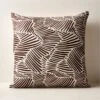 Kochi Embroidered Linen Throw Pillow With Down-Alternative Insert 20'' -Nesto Store KochiLnEbdDnAltPllw20x20SHF23